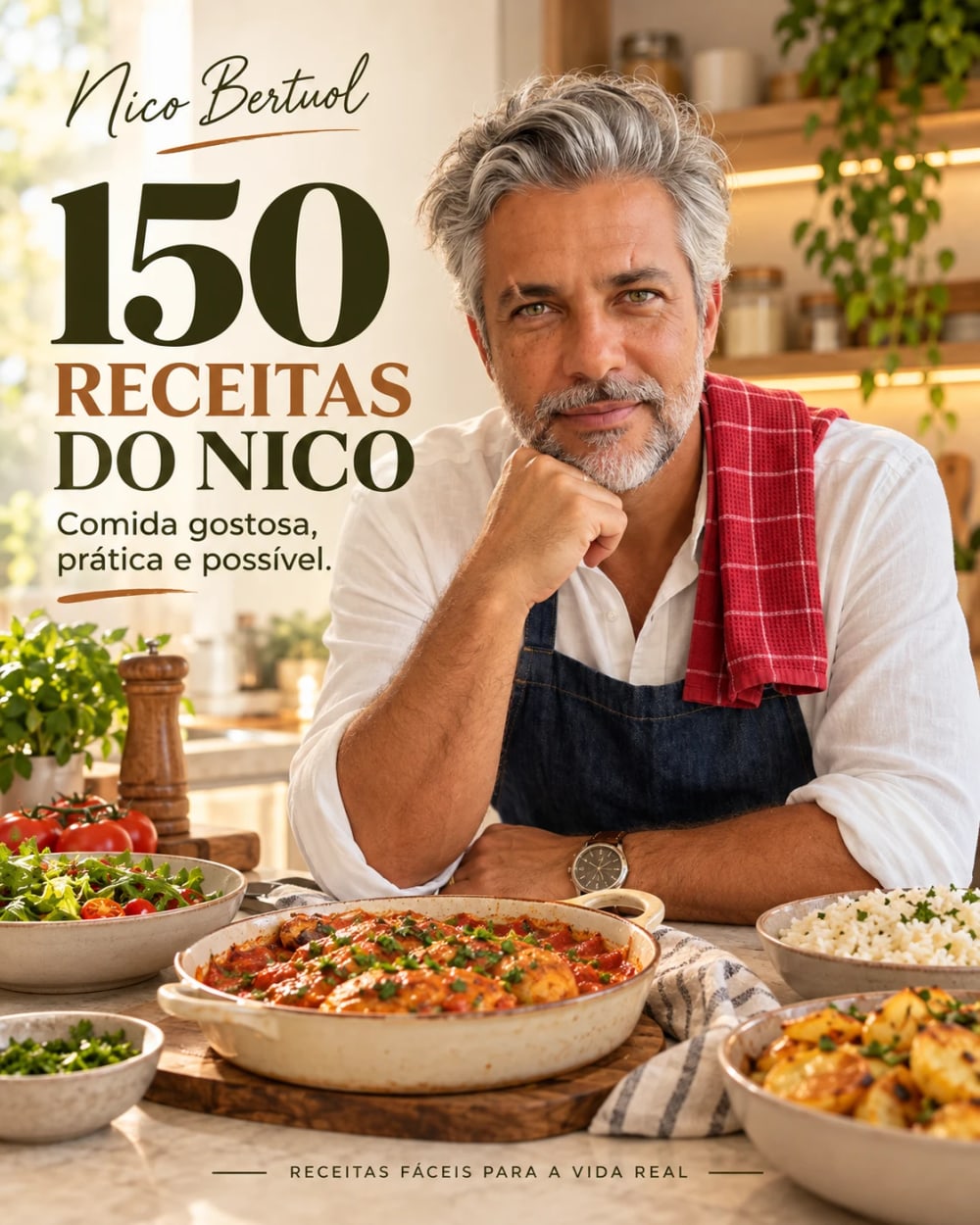 Capa do livro 150 Receitas do Nico